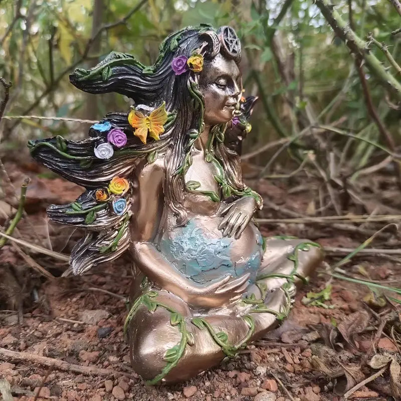 Gaia Mother Earth Goddess Statue