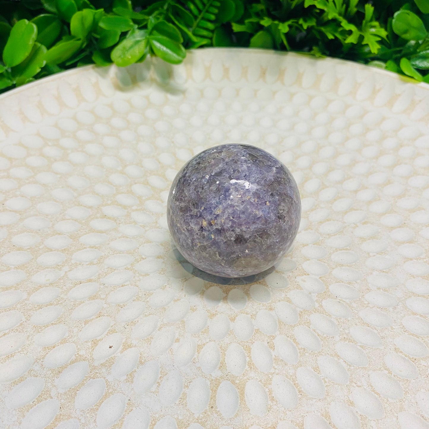 Lepidolite Sphere 008