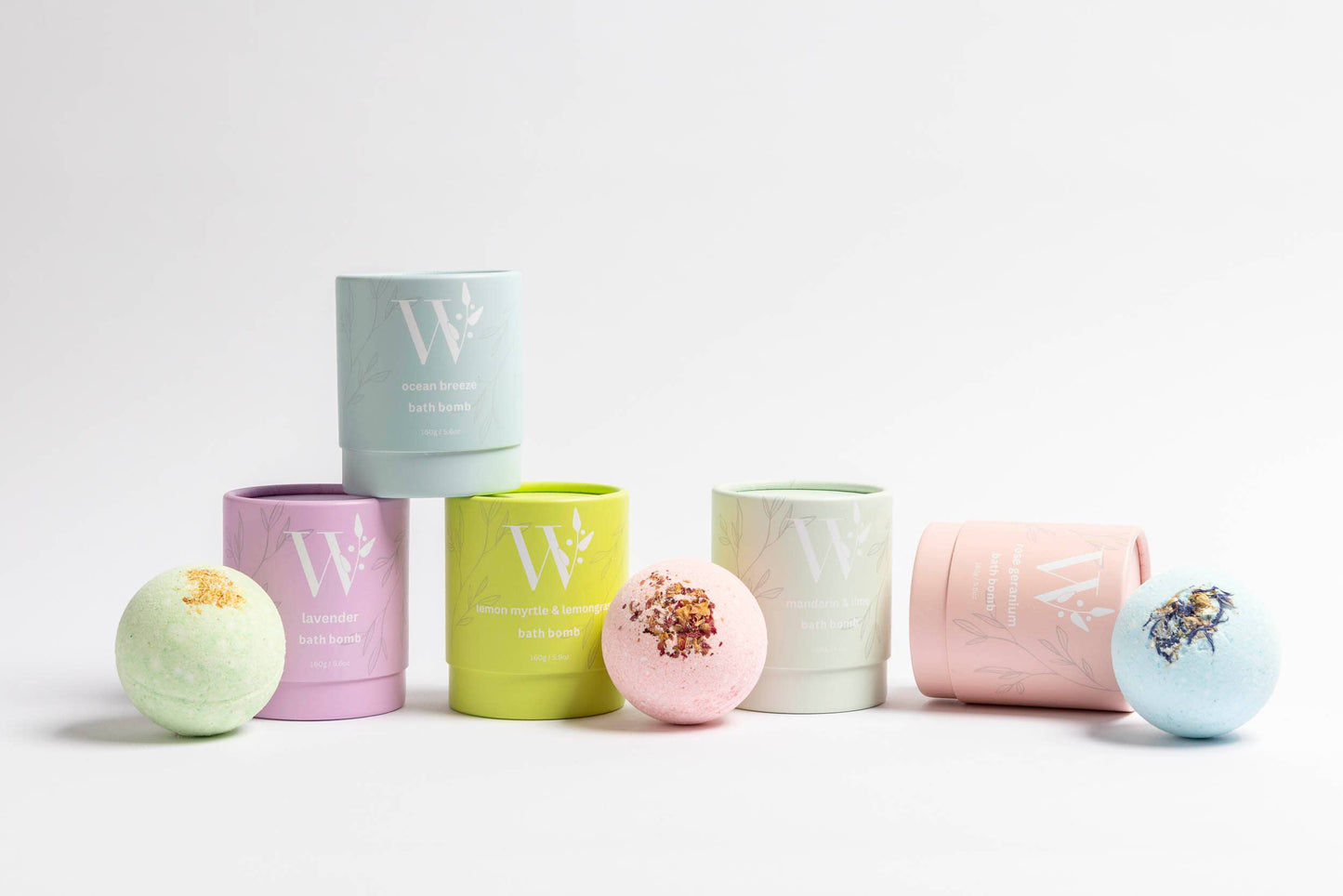 Bath Bombs - rounds: Rose geranium