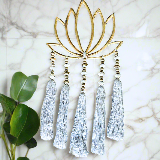 Dreamcatcher Lotus Rattan Macrame Shell