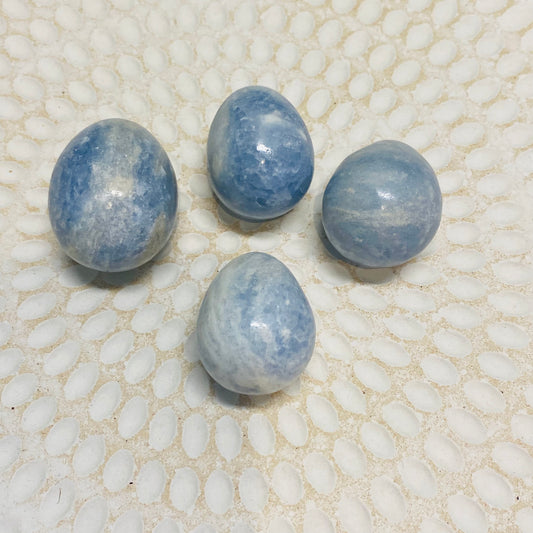 Blue Calcite Crystal Egg