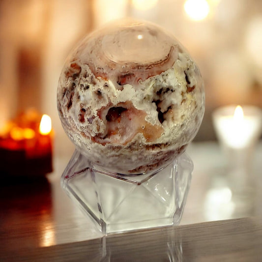 Pink Crazy Lace Sphere 003