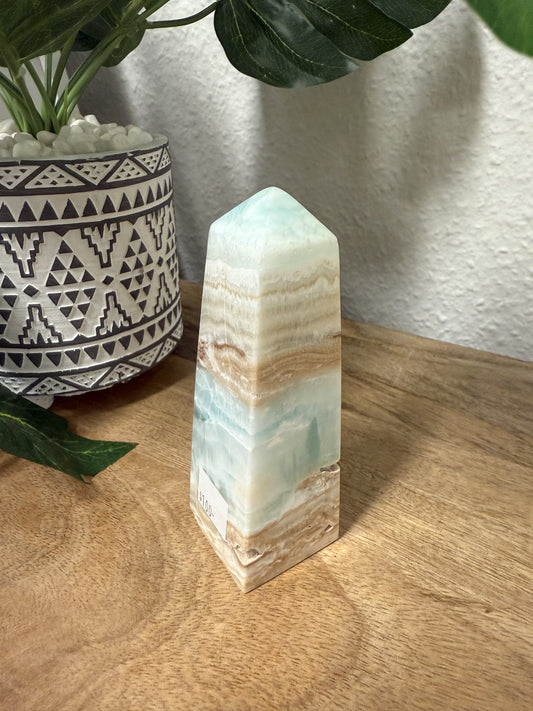 Caribbean Calcite Obelisk