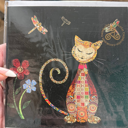 Greeting Card KLIMT CAT