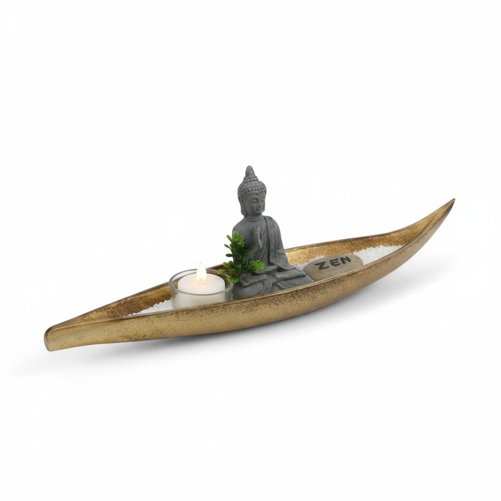 Zen Garden with Buddha