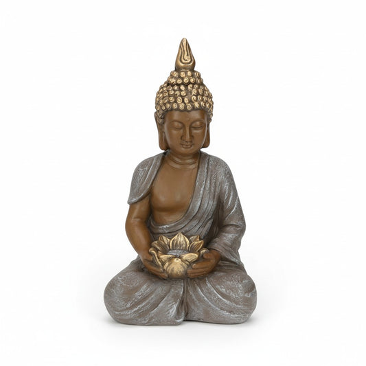 Rulai Garden Buddha with Lotus