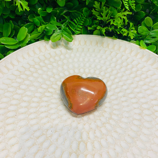 Polychrome Jasper Hearts 010