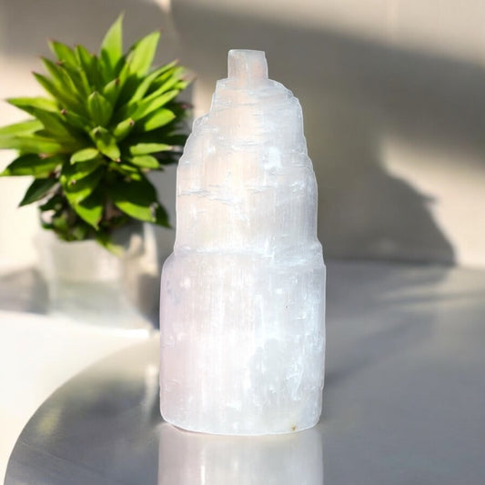 Selenite Lamp 20 - 25cm