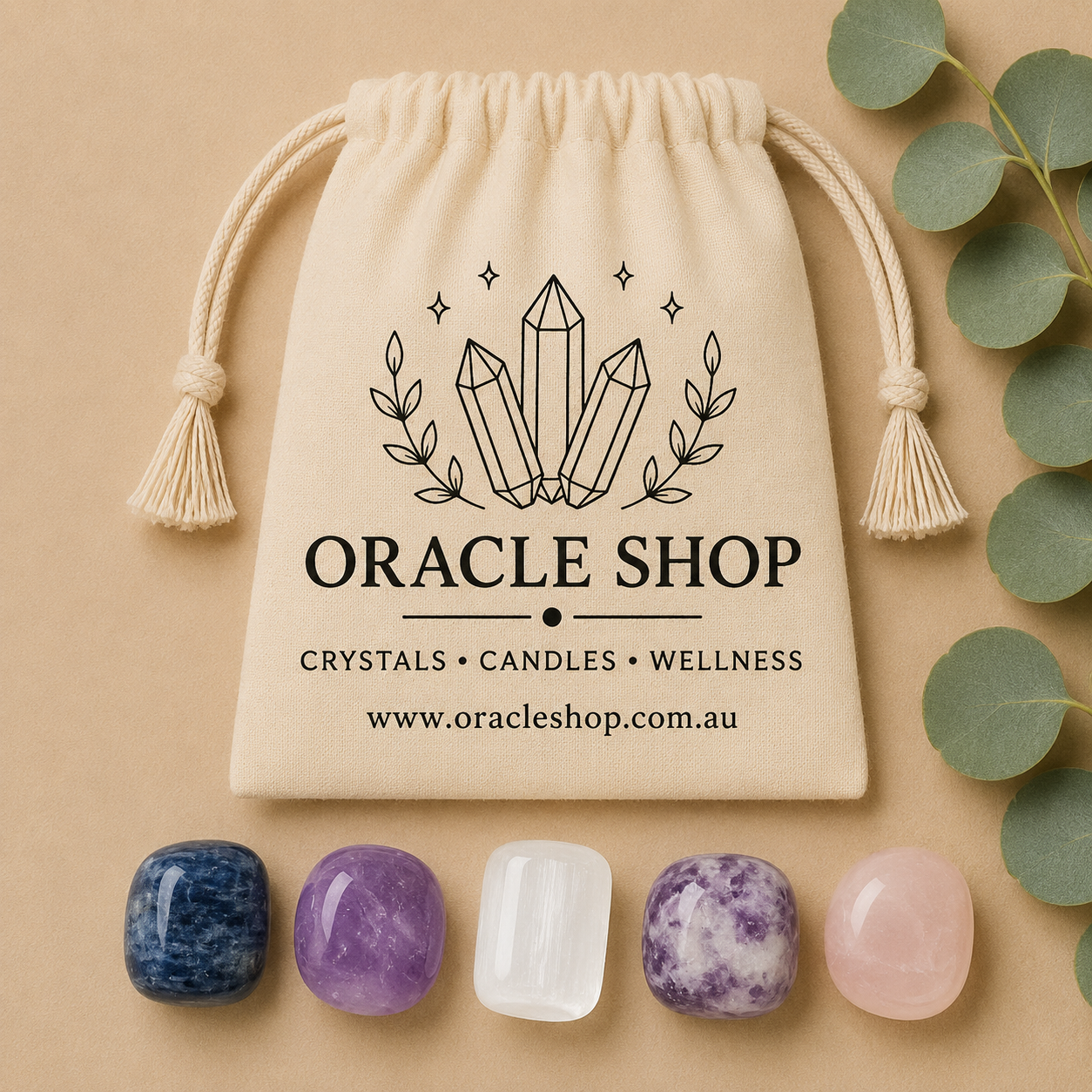 Calm Intention Crystal Kit