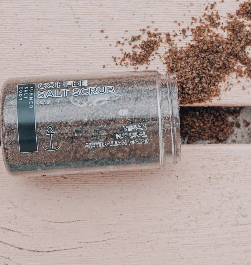 COFFEE SALT SCRUB - 350G TUB