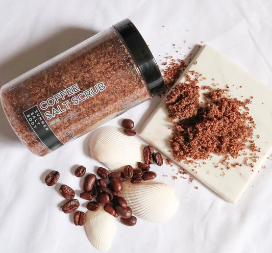 COFFEE SALT SCRUB - 350G TUB