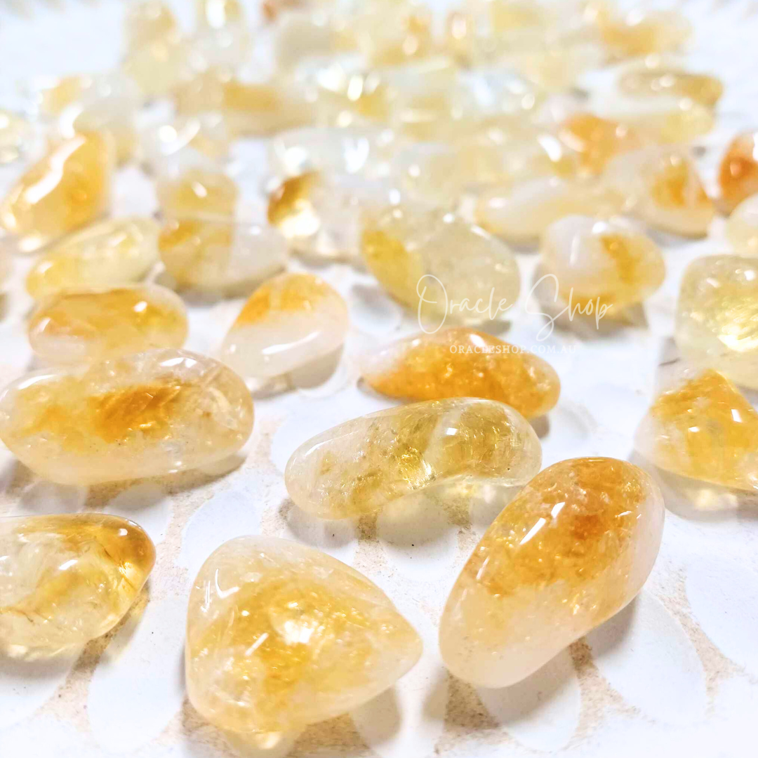 Citrine Crystal Tumbles