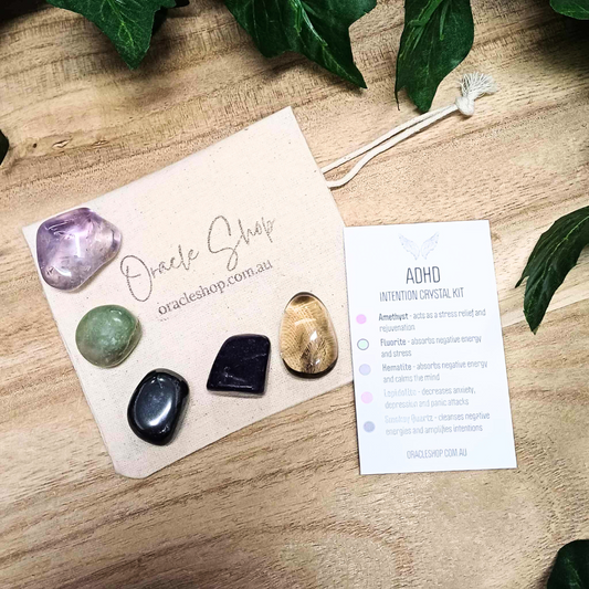 ADHD Support Intention Crystal Kit