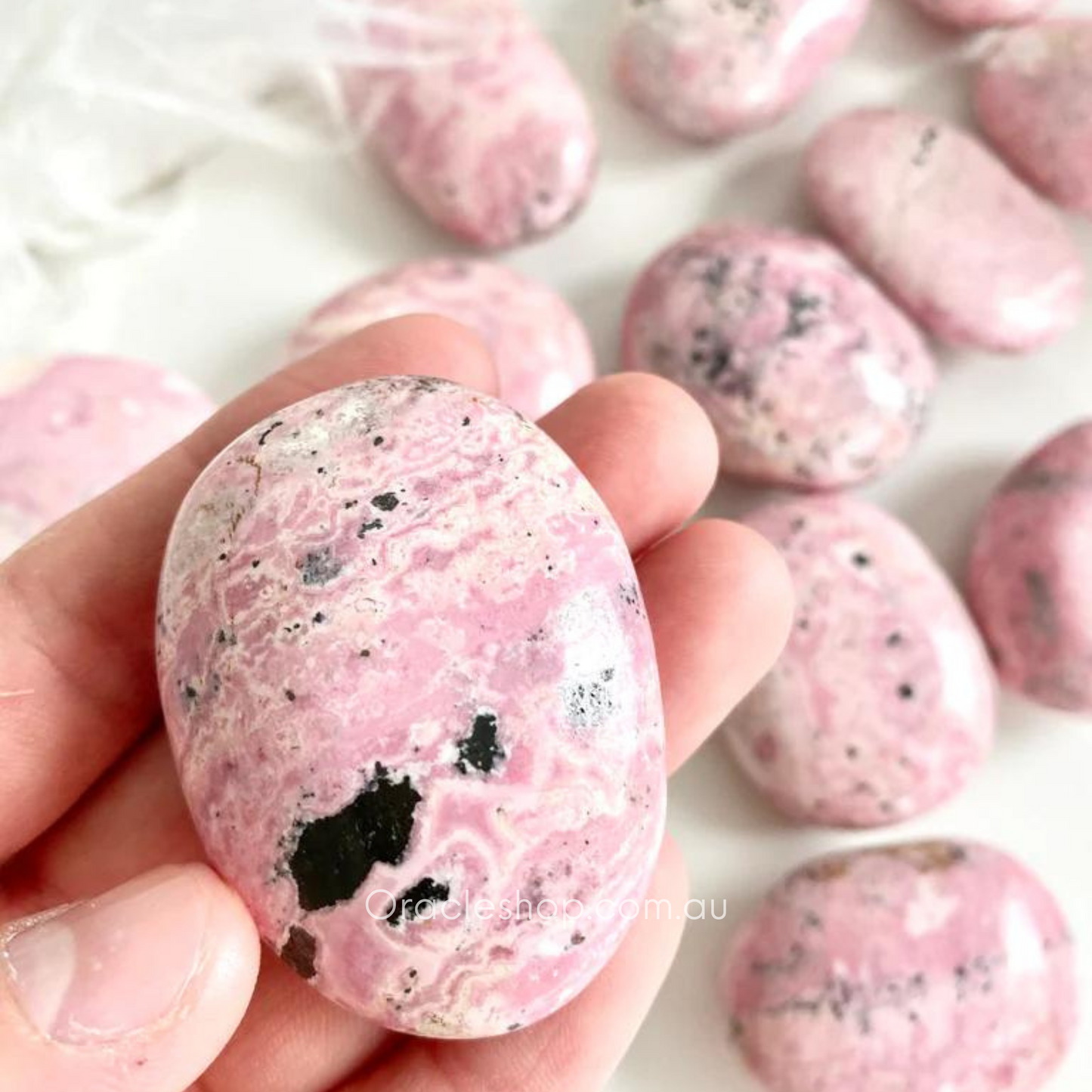 Peruvian Rhodonite Tumbled Crystal