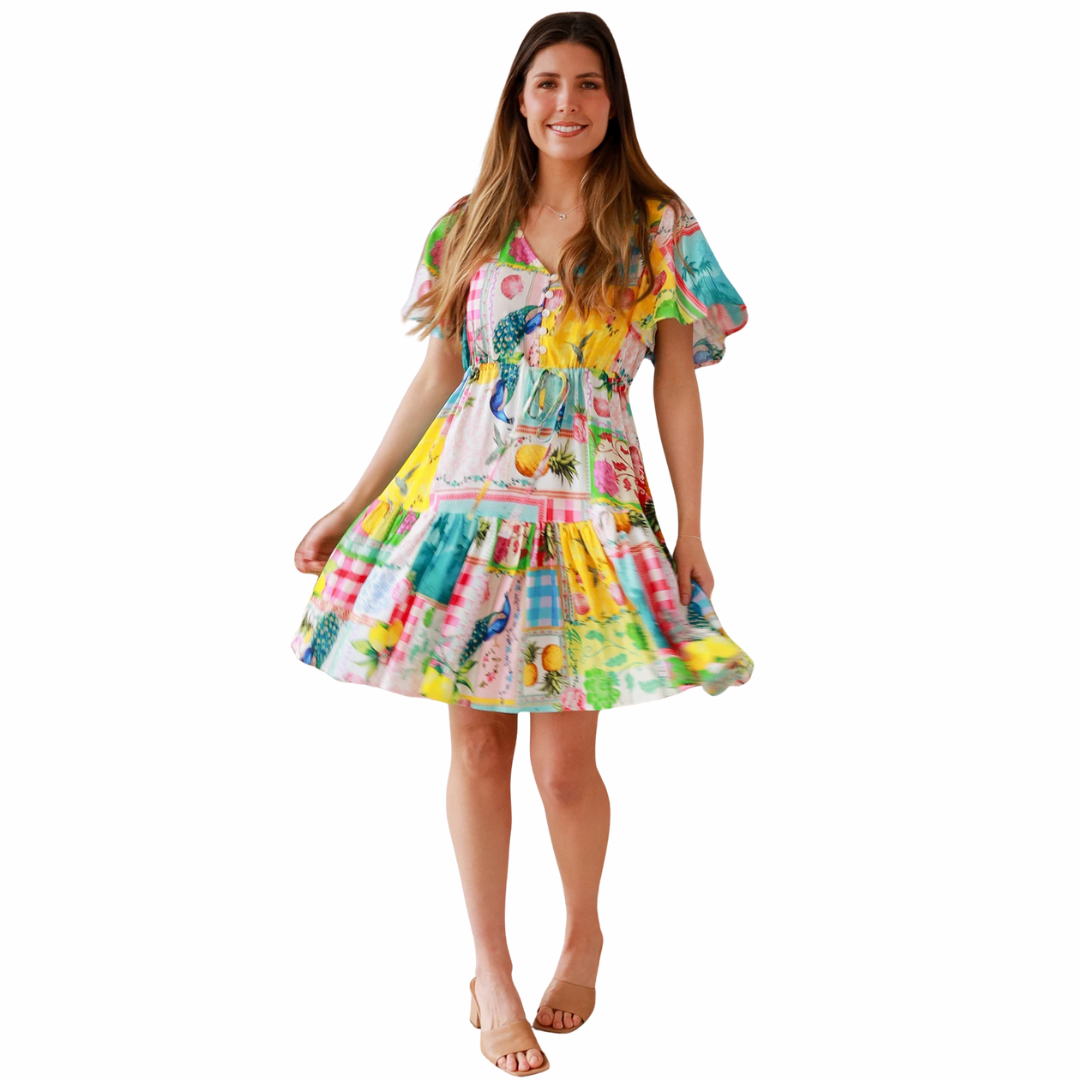 Salty Palm Naomi Midi Bohemian Dress