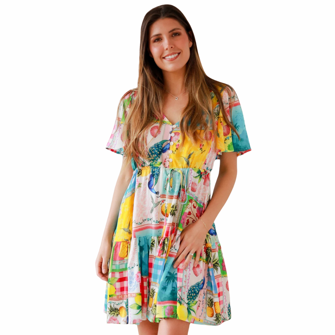 Salty Palm Naomi Midi Bohemian Dress