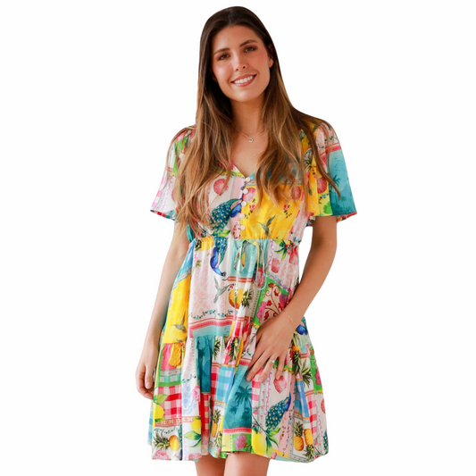 Salty Palm Naomi Midi Bohemian Dress