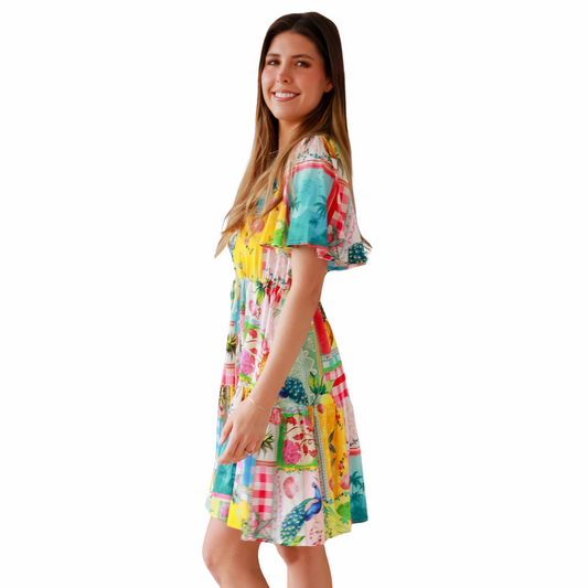 Salty Palm Naomi Midi Bohemian Dress