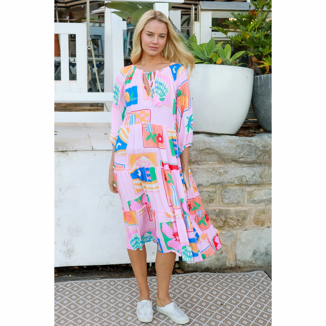 Aurora Midi Bohemian Dress