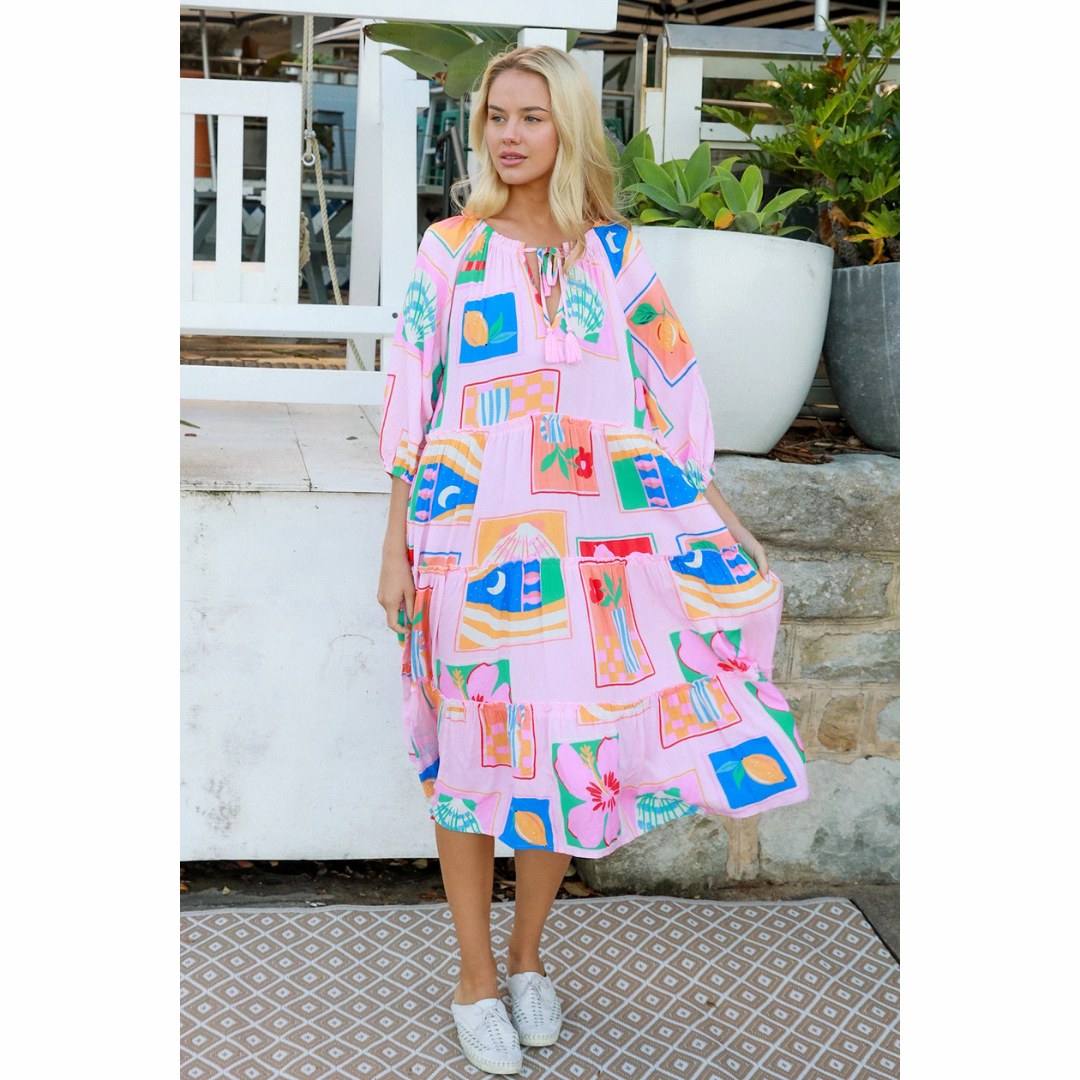 Aurora Midi Bohemian Dress