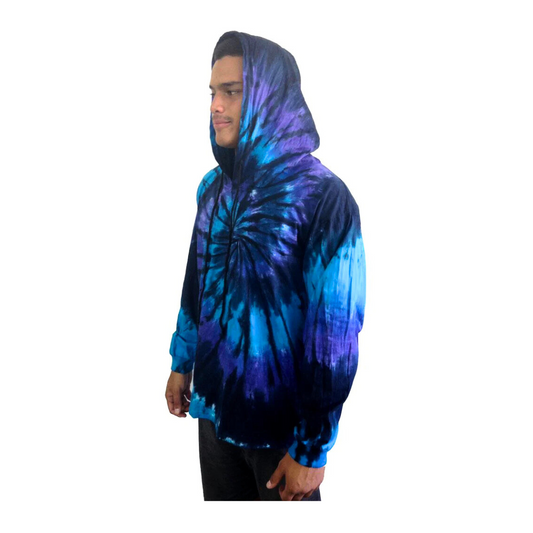 Hooded Tie Dye Jacket "Nuclear"