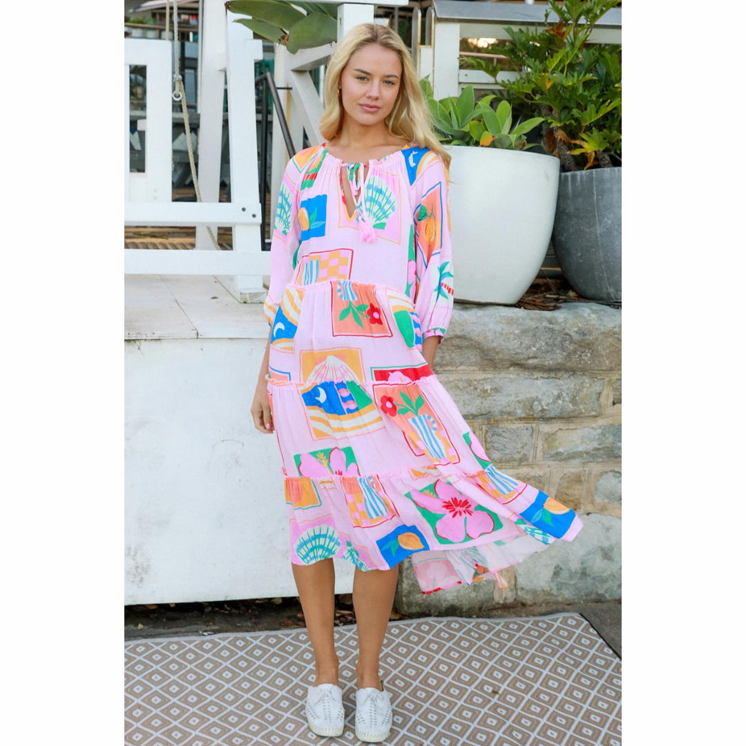 Aurora Midi Bohemian Dress