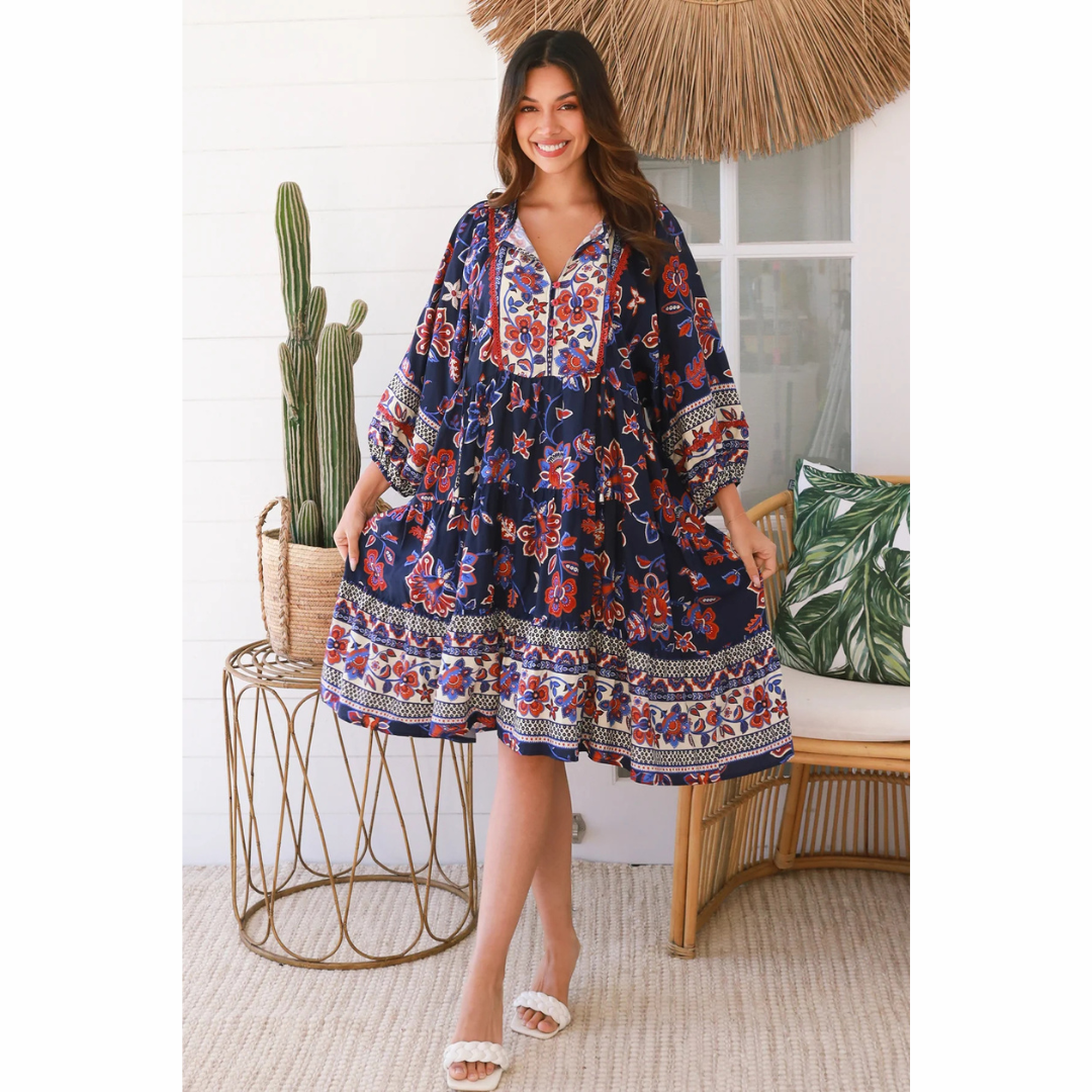 Dianna Bohemian Mini Dress