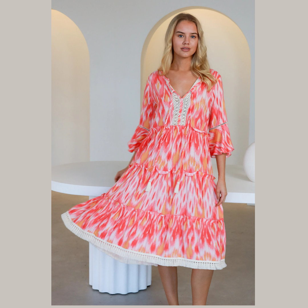 Hadley Midi Bohemian Dress
