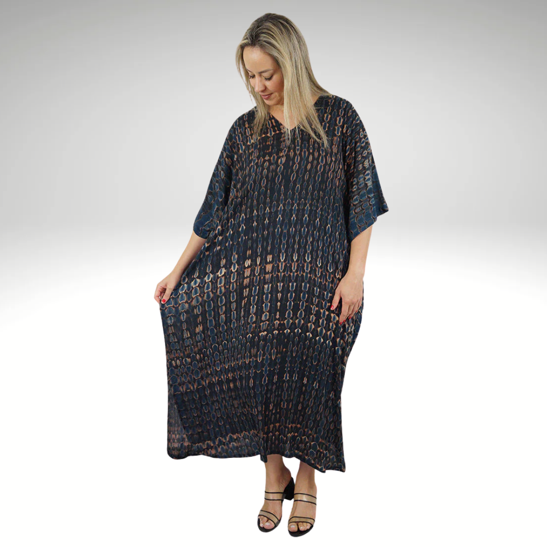 Long Crackle Kaftan
