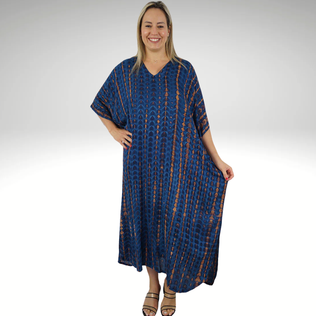 Long Crackle Kaftan