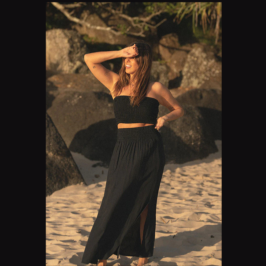 Amber Black Skirt