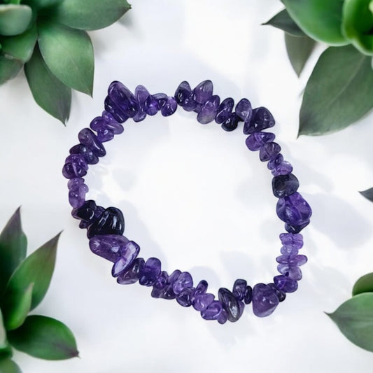 Amethyst Chip Bracelets