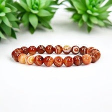 Dream Agate Bead Bracelet