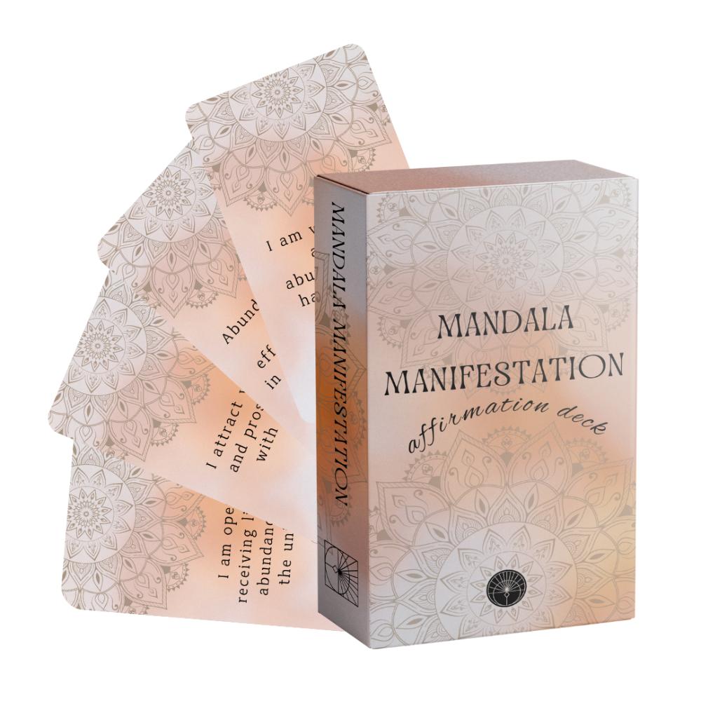 Mandala Manifestation Affirmation Cards