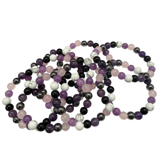 Empath Support Crystal Bead Bracelet