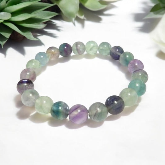 Fluorite Bead Bracelets