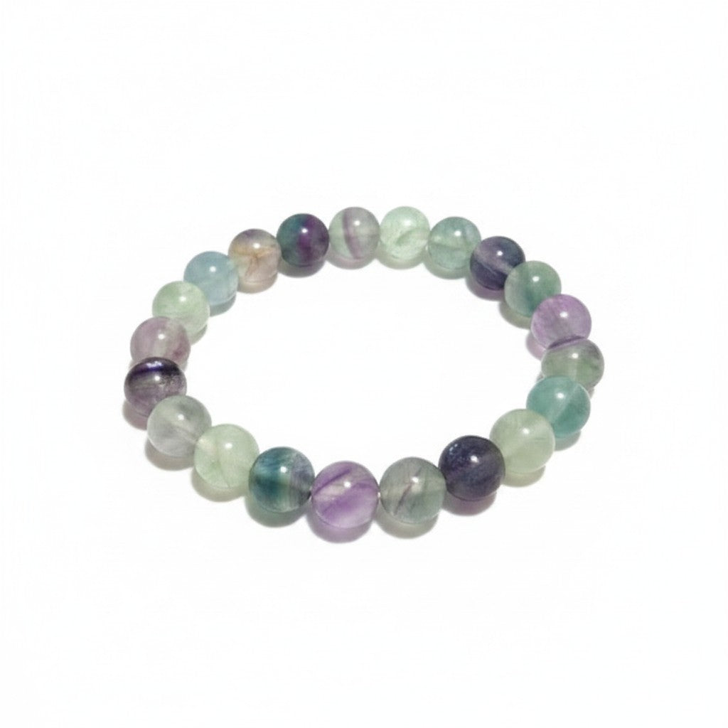 Fluorite Crystal Bead Bracelets
