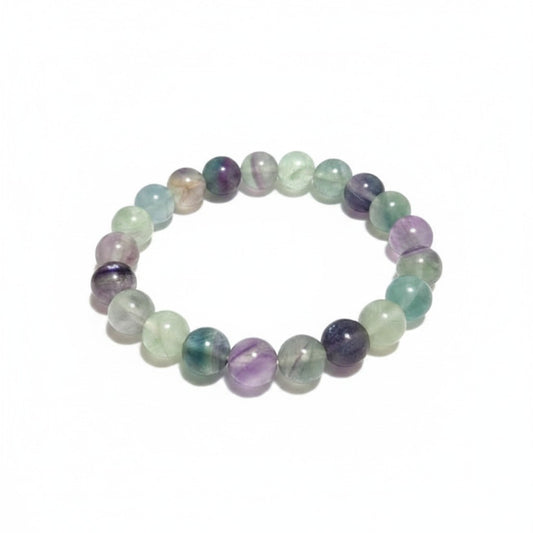 Fluorite Crystal Bead Bracelets