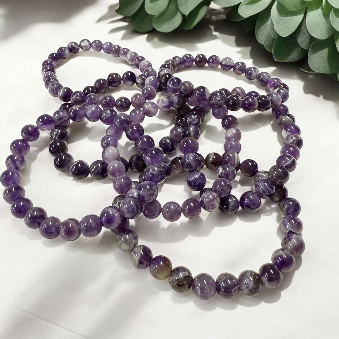 Amethyst Bead Bracelet