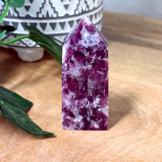 Lepidolite Obelisk 03