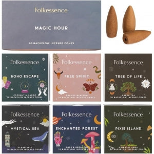 Folkessence Incense Cones Gift Pack - Magic Hour 60 Cones