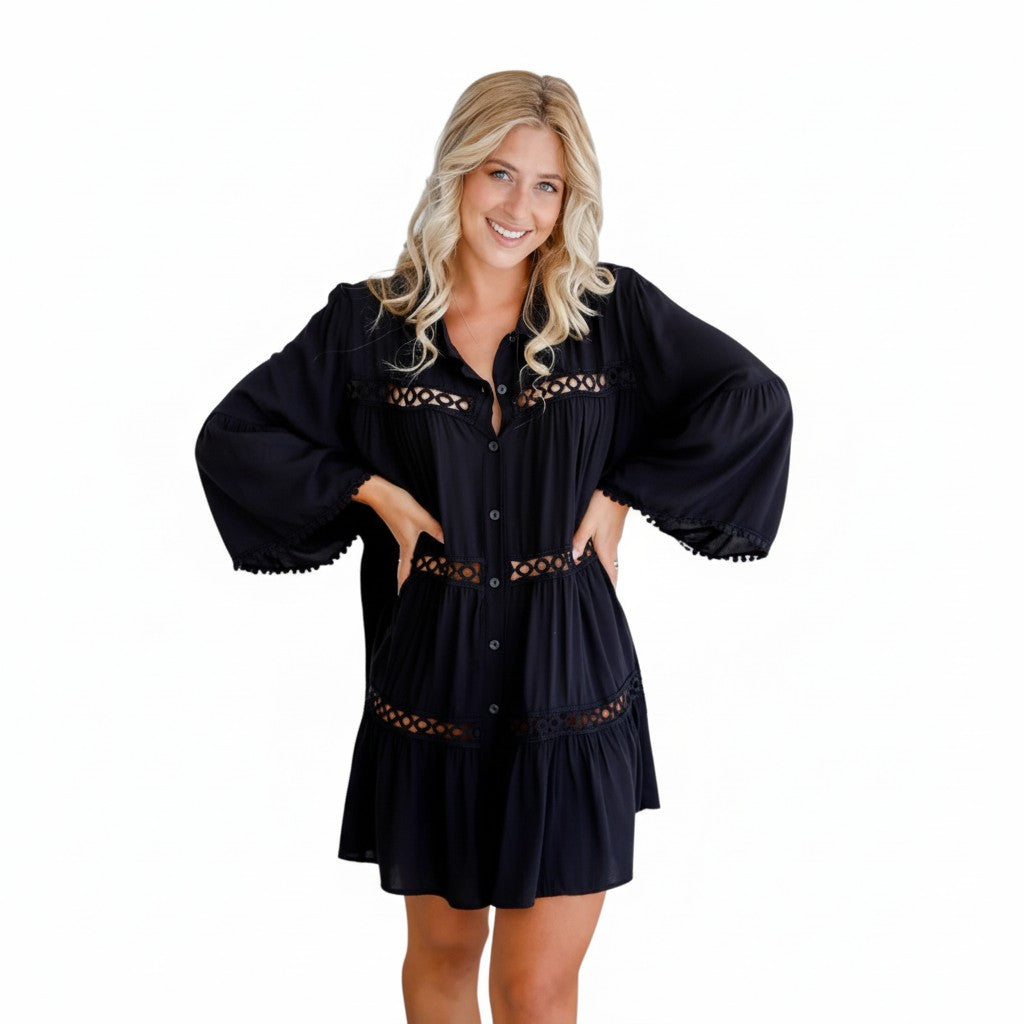 Black Dress Boho