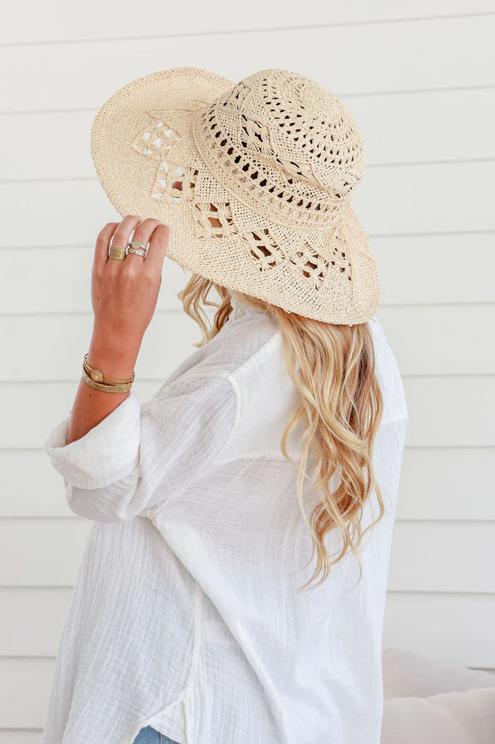 Straw Hat Wide Brim