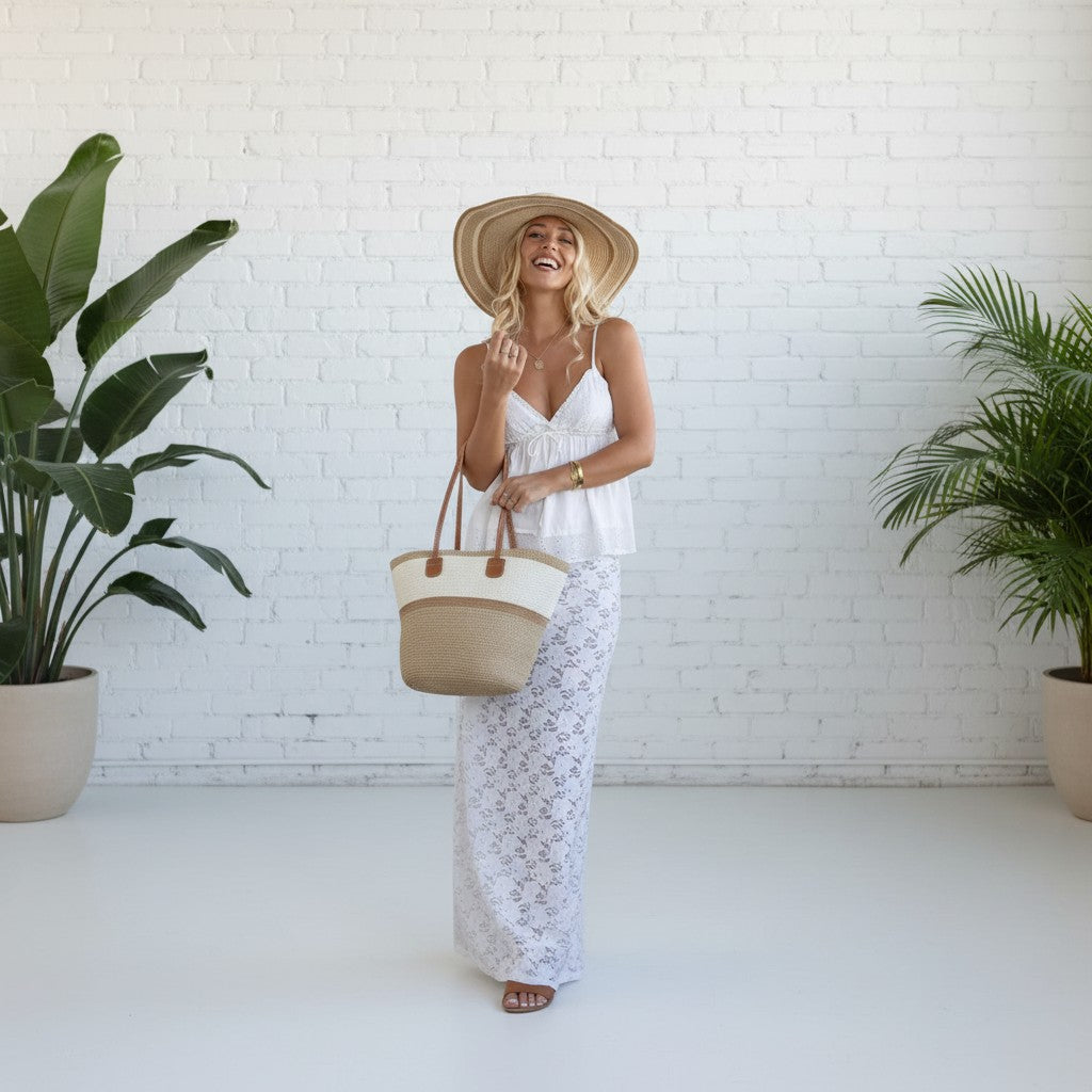 Bohemian Straw Bag