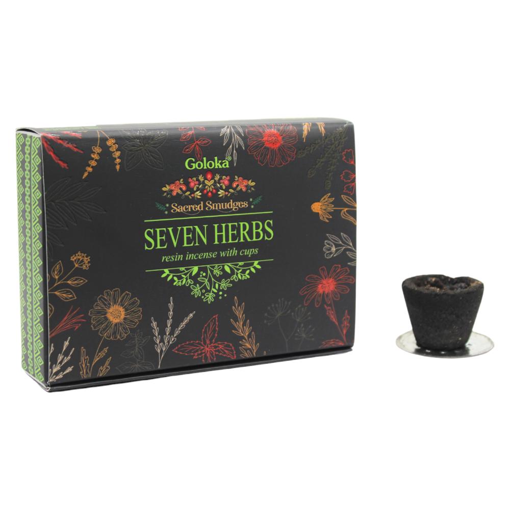 Seven Herbs Smudge Cup 6 Pack