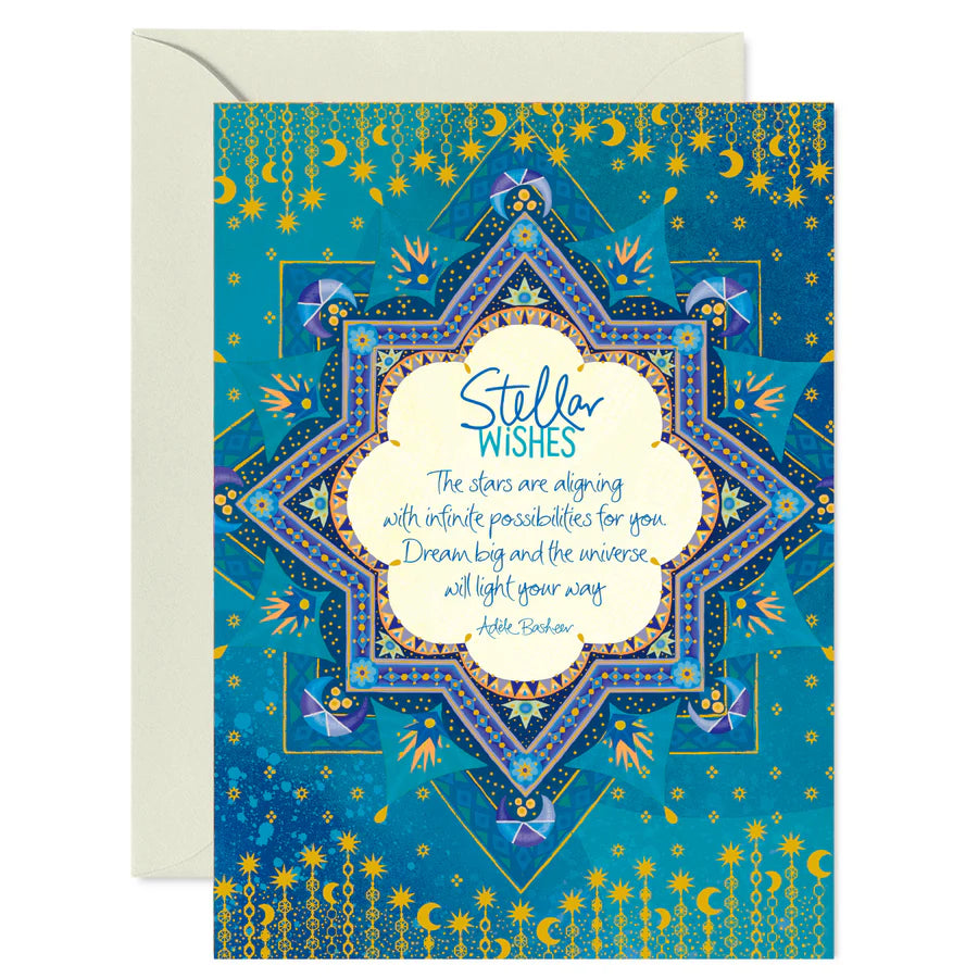 Stellar Wishes Greeting Card