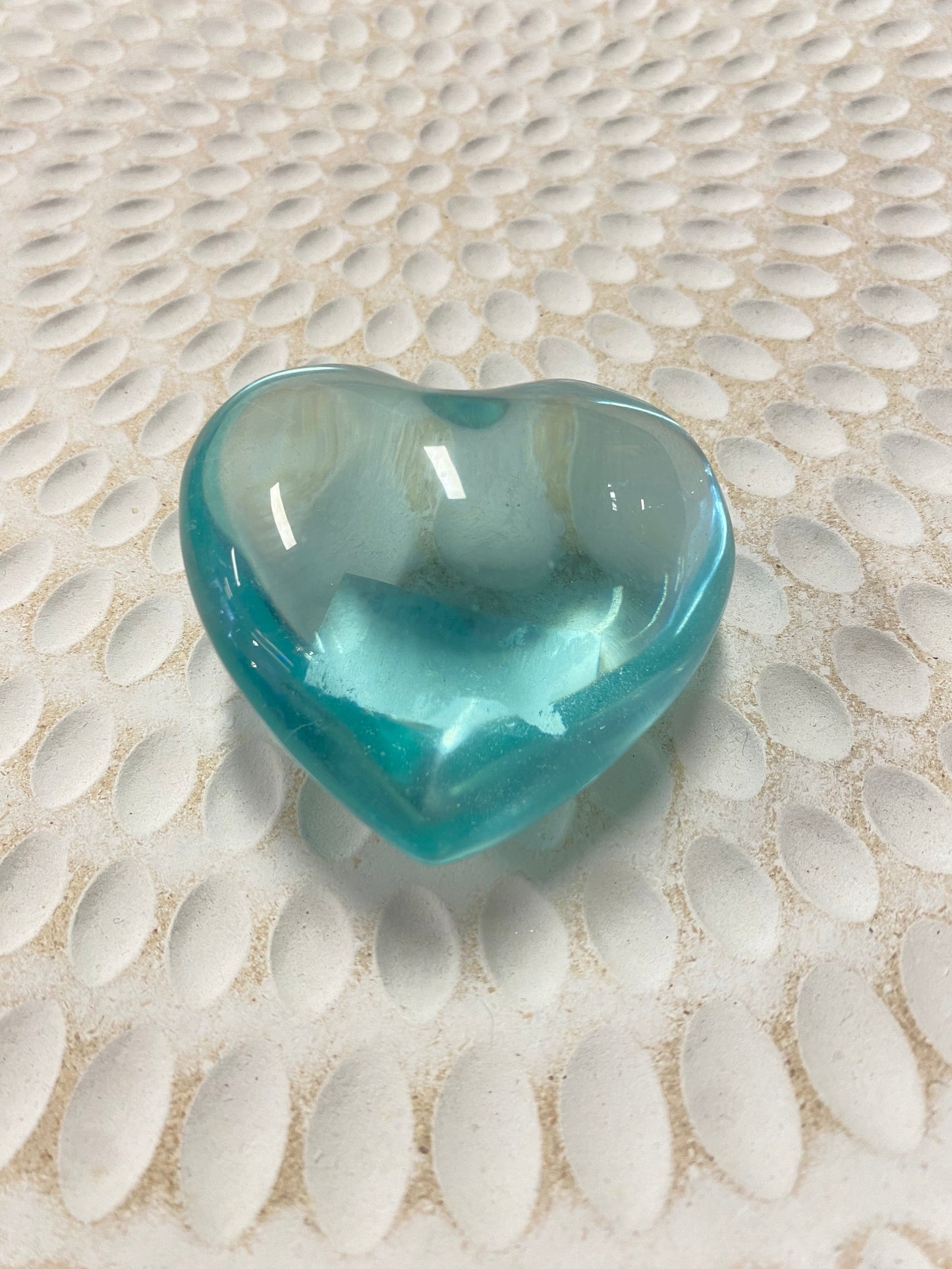 Blue Obsidian Heart 008