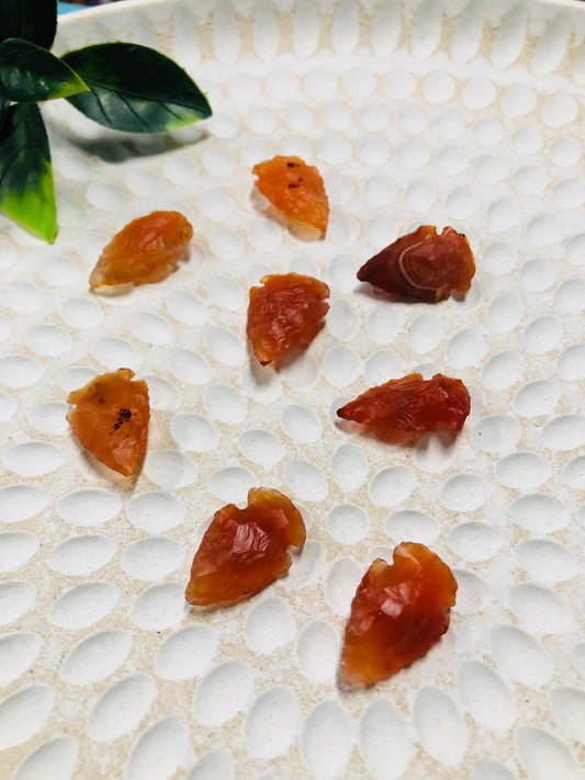 Carnelian Arrow Heads