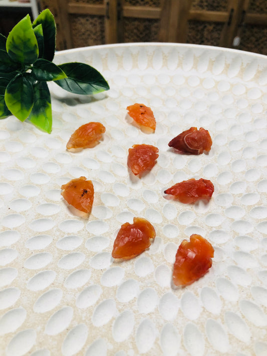 Carnelian Arrow Heads