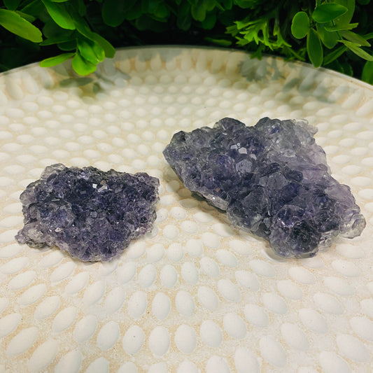 Blue Fluorite Raw Geodes